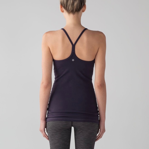 Lululemon Power Y Tank Black Grape Size 6 - Picture 4 of 6